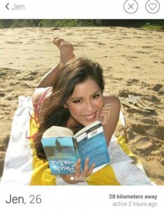 Girl reading at the beach