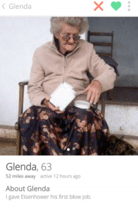 63 and tindering