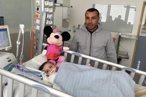 Baby wakes up from coma