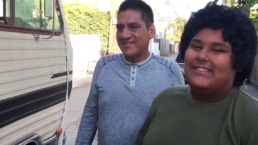 Homeless family receives help