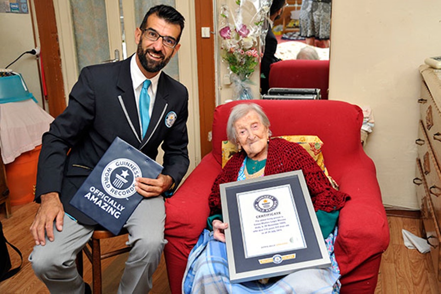 Guinness World Records confirmed Emma as the Oldest Living Person, in May – Source: Guinness World Records